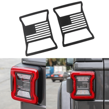 Car Rear Tail Light Lamp Cover Trim Guards Auto Styling Accessories For Jeep Wrangler JL 2018 2019 2024 - buy cheap