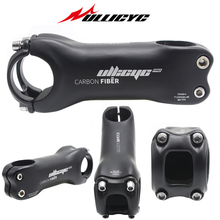 Newest Ullicyc FULL Carbon Bicycle Stem 31.8mmX(80-120mm) 6/17 Degrees Mountain Bike Carbon Stem MTB Bike Parts LGC05 2024 - buy cheap