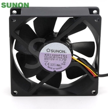 Original For Sunon 9225 KD1209PTB2 90mm 9cm DC 12V 1.7W 3Wire server inverter axial Cooling Fans blower 2024 - buy cheap