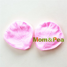 Mom&Pea MP107 Free Shipping Petal Silicone Press Mold Cake Decoration Fondant Cake 3D Mold Food Grade 2024 - buy cheap