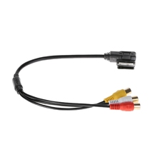 AMI To 3 RCA Phono Audio Video Music AV Video Cable Lead For Audi A3 A6 A8 Q7 S7 2024 - buy cheap