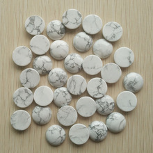2018 fashion top quality natural stone round cabochon 20mm stone  beads 50pcs/lot  Wholesale  free shipping 2024 - buy cheap