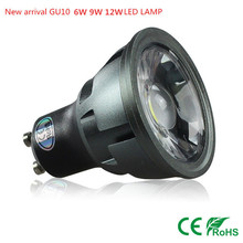 10pcs GU10 COB dimmable 6w 9w 12w 85 ~ 265v GU10 LED Bulbs Spotlight spot light led Bulb Lampada CE / RoHS Warm / Cool Whi 2024 - buy cheap