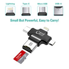 Micro SD Card Reader Caithly 4 in 1 Card Reader Type-C USB Connector OTG HUB Adapter, TF Flash Memory Card Readers 2024 - buy cheap