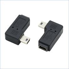 90 градусов левый и правый угловой мини USB 5pin гнездо к Micro USB Мужской синхронизации данных адаптер разъем Micro USB к Mini USB разъем # 2024 - купить недорого