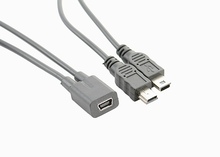 Удлинительный кабель для зарядки Mini USB Female на 2 Mini USB Male Mini USB Y разделительный шнур 2024 - купить недорого