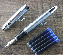 JINHAO X450 NOBLE 18KGP 0.5 mm BROAD NIB FOUNTAIN PEN GREY BUSINESS OFFICE STATIONERY 5 COLORS SELECT 2024 - buy cheap