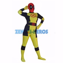 New Style Custom X-men Deadpool Costume Halloween Party Cosplay Sexy Costumes Catsuit Zentai Suit 2024 - buy cheap