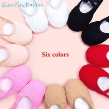 Kids' professional ballet dance shoes girls' more colors soft sole practise shoes women flat dance slippers yoga claw shoes 2024 - buy cheap