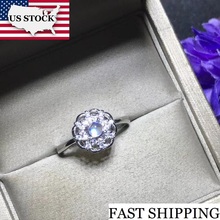USA STOCK Uloveido Simple and Refined, Natural Blue Moonstone Ring, 925 Silver, 4*4mm Gemstone,Birthstone Ring, 20% FJ332 2024 - buy cheap