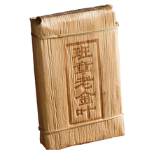 Пришлых laobanzhang Юньнань Pu'er чая листья старый класс super special приготовленный ароматный чай Мэнхай старинные кирпичные сусальное золото чай 2024 - купить недорого