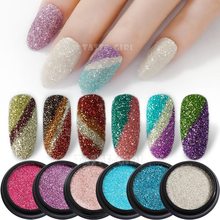 1g/Jar Holographic Sparkle Grainy Nail Glitter Nail Dip Powder Chrome Pigment Dust  Nail Art Decoration Manicure Design DIY FXF# 2024 - buy cheap