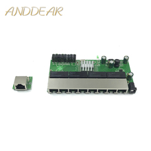 8-port Gigabit switch module is widely used in LED line 8 port 10/100/1000 m contact port mini switch module PCBA Motherboard 2024 - buy cheap