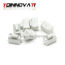 100pcs 3*6*4.3 MM White Patch Switch SMD Feet Touch Switch Button Switch Button  2024 - buy cheap