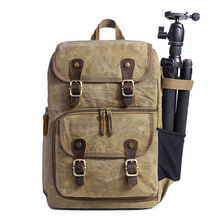 Сумка для камеры, сумка для ноутбука, DSLR, дорожный холщовый рюкзак, Мужская многофункциональная водонепроницаемая сумка для фото-и видеосъемки, объектив для Canon, Nikon 2024 - купить недорого