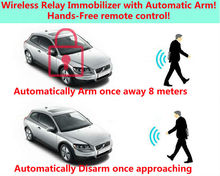 upgarde12V anti theft car fuel pump cut off RFID immobiliser Wireless Relay car alarm hands-free remote control 2024 - buy cheap