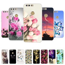 5.2 "para huawei honor 8 caso capa de silicone macio caso do telefone para huawei honor 8 capa traseira no amortecedor honra 8 caso coque habitação 2024 - compre barato