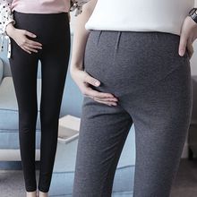 2018new primavera algodão maternidade legging roupas de gravidez outono calças femininas para grávidas leggings roupas de maternidade 2024 - compre barato