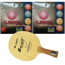 Pro Combo Racket Galaxy YINHE T-11with Blade and 2x Palio CJ8000 BIOTECH 2-Side Loop Type H36-38 Rubbers Long Shakehand-FL 2024 - buy cheap