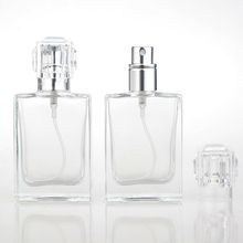 Botella de Perfume con atomizador cuadrado de 30ml a la moda unids/lote 100 gratis con DHL, estuche cosmético vacío de vidrio reciclable para viaje 2024 - compra barato