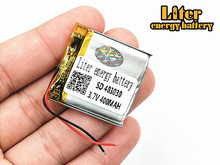 Bateria de íon de lítio polímero 043030 3.7v, 400mah 403030 para brinquedo, power bank gps mp3 mp4 mp5 smart watch alto-falante 2024 - compre barato