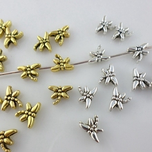 360pcs Alloy Small Dragonfly Charm Loose Spacer Beads 6x8mm Bracelet Jewelry Findings 2024 - buy cheap