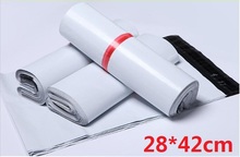 25Pcs/lot 28*42Cm White Poly Self-seal Mailbags Courier Poly Mailing Plastic Bags Express Mail Bag Foldable Storage Bags (00187) 2024 - buy cheap