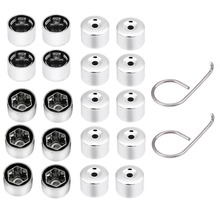 20pcs 17mm Nuts Cap Bolt Covers Chrome Alloy Wheel Locking For VW Passat Golf Bora Chrome 2024 - buy cheap