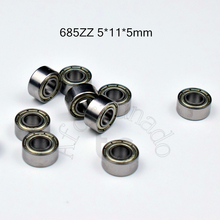 Bearing 10pcs 685zz 5*11*5(mm) free shipping chrome steel Metal Sealed High speed Mechanical equipment parts 2024 - buy cheap