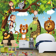 beibehang Custom photo wallpaper mural 3D cartoon animal world children's room mural wall papers home decor papel de parede 2024 - buy cheap