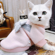 Трикотажный свитер для маленьких кошек и котят, на осень/зиму 2024 - купить недорого