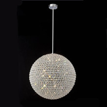 Lustre de ferro com bola redonda moderna, diâmetro de 15cm, e27, lâmpadas led, simples, cristal, lustre, iluminação, luminária 2024 - compre barato
