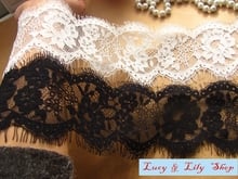 15 meters=5 pieces/lot eyelash lace trim for girls clothing diy sewing! 9cm width good quality flowers lace Lucy Lace Boutique 2024 - compre barato