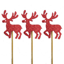 10pcs Deer Cake Topper Rustic Names Cake Topper Christmas Wedding Party Cake Decoration Birthday Supplies Baby Shower Gift 2024 - buy cheap