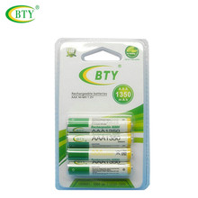 Оригинальные перезаряжаемые батарейки BTY 20 шт. 1,2 в AAA 1350 мАч Ni-MH батарейки AA/AAA батарейки для игрушек 2024 - купить недорого