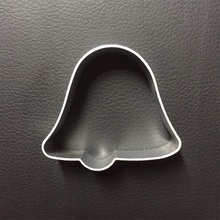 New aluminium alloy small bell shape cookie cutter cake cutter mold 5cm*6cm*1.6cm 2024 - buy cheap