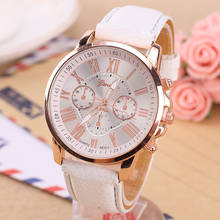 Luxury Brand Leather Quartz Watch Women Ladies Men Fashion Bracelet Wrist Watch Wristwatches Clock relogio feminino masculino 2024 - buy cheap