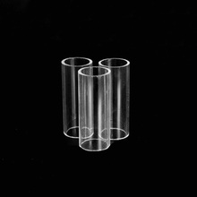 Tubo de vidro orgânico transparente id, tubo acrílico de comprimento de canos para cortar, tamanhos de 100mm largura 40mm-45mm od, 1 peça 2024 - compre barato
