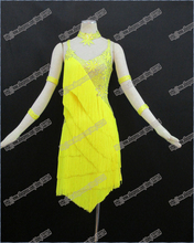 Latin dance dress Waltz Tango Ballroom Dance Dress Girls Women Modern Dance Perform CostumeWear LD0028 2024 - buy cheap