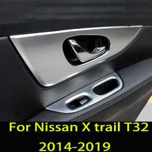 For Nissan X trail T32 X-trail 2014-2019 Inner door bowl handrail window switch decorative frame inside handle frame Auto parts 2024 - buy cheap