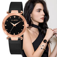 woman watches 2020  brand luxury CUENA Classic Hot Luxury Women Stainless Steel Analog Quartz Analog Wrist Watch zegarki damskie 2024 - buy cheap