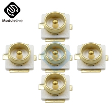 Conector de conexión de circuito impreso, 10 Uds. IPX U.FL Coaxial RF SMD SMT, Conector de soldadura de PCB, hembra 2024 - compra barato