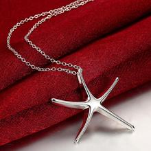 New Arrival 925 Sterling Silver Big Star Necklace Pendant for Woman Fashion Jewelry 2024 - buy cheap
