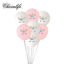 Chicinlife 10Pcs 10inch Unicorn Latex Balloons happy Birthday Kids Party Decoration Baby Shower Balloons Party Favors Supplies 2024 - buy cheap