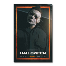 Pôster de halloween, filme de horror, arte em seda ou tela, 13x20 24x36 com fotos de parede-003 2024 - compre barato