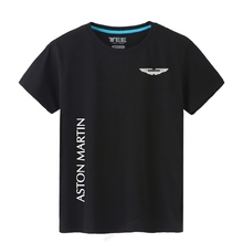 Aston Martin-Camiseta de manga corta para hombre, camiseta de color sólido con cuello redondo, Tops de verano, novedad de 2019 2024 - compra barato