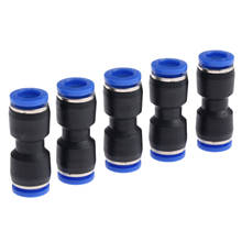 5Pcs Pneumatic Straight Union Connectors Pneumatic Fittings Push in Connector Quick Fitting for Air Water Tube 8mm Hole to 8mm 2024 - buy cheap
