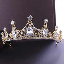 Luxury Rhinestone Crystal Tiaras and Crowns Princess Noiva Diadem Pageant Engagement Wedding Hair Accessories Bridal Jewelry SL 2024 - buy cheap