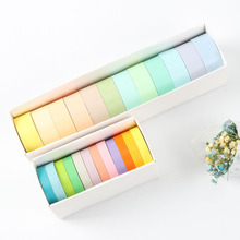 12pcs/lot Decorative Adhesive Tape Masking Washi Tape Decoration Diary School Office Supplies Stationery 2024 - buy cheap