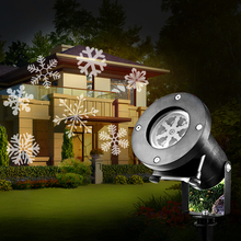 Рождественский лазерный светильник, светодиодный точечный светильник в виде снежинок, ландшафтный проектор, уличный светильник для рождевечерние, садовый светильник для газона, Хэллоуина, декоративный светильник 2024 - купить недорого